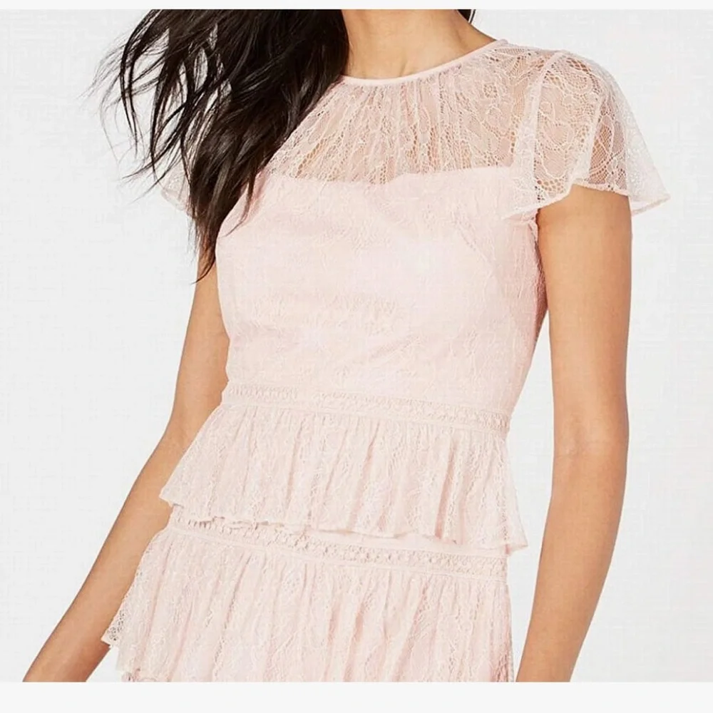 NWT Adrianna Papell Chantilly lace dress, sz 8 - Picture 3 of 14